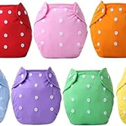 SMILE BABY Washable Adjustable Cloth Diaper without Inside Pad-(Set Of 3)-image-13