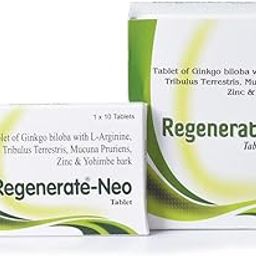 Renova Regenerate-Neo Tablet of Ginkgo Biloba with L- Arginine,Tribulus Terrestris,Mucuna Pruriens, Zinc & Yohimbe bark Pack of 3 Box (30 Tablet)-9