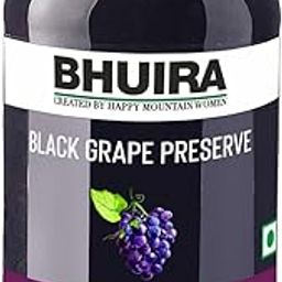 Bhuira|All Natural Jam Black Grape Preserve|No Added Sugar|No Added preservatives |No Artifical Color Added |240 g|Pack of 1-image-12
