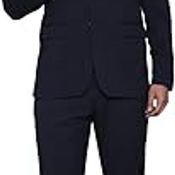Men's Polyester Blend Two Piece Suit-Dress Set (LPSUMSLF786290_Navy-picture-24