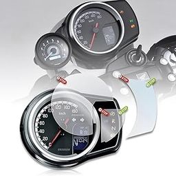 OBEROI's TRADERS Abs Bike Speedo Meter Display Screen Guard Tempered Anti Scratch Protector Compatible For Navigation System Honda H'Ness Cb 350-18