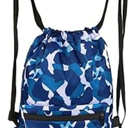 Thunder 18 liters Polyester Drawstring bag, daypack, Gym bag, sports bag, yoga Rucksack Backpack With Zip Pocket-15