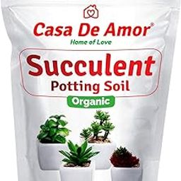 Casa De Amor Succulents and Cactus Potting Soil 100% Organic Special Research Based Essential Formula for All Succulent and Cactus Plants, 10 KG-image-51