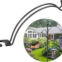 Shepherds Hook Add On Arm, Shepherds Hook Arm, Add On Arm for Shepherd Hook, Shepherds Hook Arm Can Doubles Hanging Space, Fits on Shepherds Hook or Standard Pole Between 0.4 in to 0.79 in Diameter-image-74