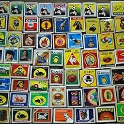 pmw - 100 different match boxes for collection - random lot - phillumenism- Multi color-26