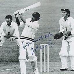 Original Autographed Photo of Indian Cricketer Ajit Wadekar-image-79