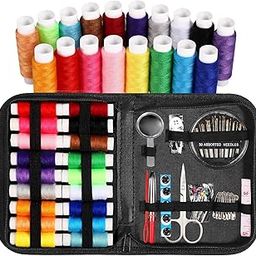 Styllent 85 PCS Sewing Kit, Portable Sewing kit Box Sewing Supplies Accessories with 18Pcs Thread Spools, Scissors, Thread Needles,Tape Measure for DIY, Adults, Beginners, Emergency, Travel, Home-image-82