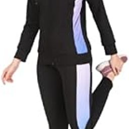 Women's Body Fitted Gym Running Sports Track Suit | Regular Casual Fit | Track Suit for Girls & Women | Fabric - Polyester Blend (BLACK, XL)-image-91