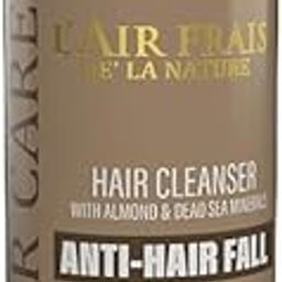 L'AIR FRAIS Anti-Hair Fall Shampoo | Hair Cleanser with Almond & Dead Sea Minerals | Reetha, Bhringraj & Shikakai Extracts | Paraben & Sulphate Free | Deep Conditioning for Hair Growth | Suitable for All Hair Types | 300ml-17