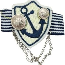 Fabric Embroidered Blue Anchor Brooch Pin Men for Clothing Dresses Decorative Lapel Pin Men Women Shirt Suit Accessory New-image-80