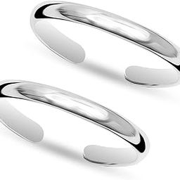 925 Sterling Silver Toe Ring for Women | BIS Hallmarked Fancy Designer Women's Toe Rings | Toerings Gift Jewely for Anniversary Birthday Wedding-image-98
