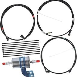 VELURA 3 Pieces Fuel and Vent Lines Set fl Fg0268 Nfr0006 for Buick Rendezvous|1 Overhead Console Roof Map Light Cover|Fuel Pumps| Parts & Accessories-image-2