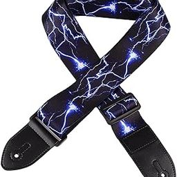 CALANDIS Guitar Strap Leisure Leather Guitar Strap for Electric Bass Guitars Acoustic | Straps | Parts & Accessories | Guitars & Basses-picture-16
