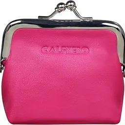 calfnero Genuine Leather Women's Coin Wallet (Dk-Pink)-picture-40