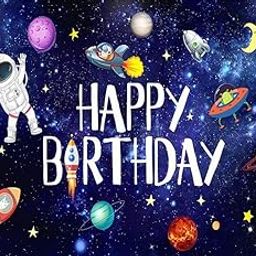 1 pc Space Theme Backdrop Cloth (6.5ft X 5ft) Space Theme Birthday Decorations Galaxy Solar System Planet Outerspace Astronaut Backdrop Curtain for Birthday (Pack of 1, Multicolor)-image-88