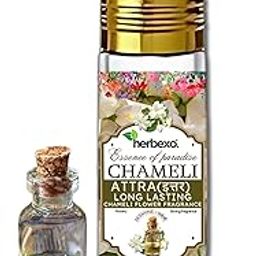 Herbexo Chameli Attar - Natural Jasmine Attar Original for Pooja - Pure Aromatic Scent for Spiritual Use and Meditation - 10 ml Glass Bottle - Alcohol-Free, Long-Lasting Fragrance-picture-10