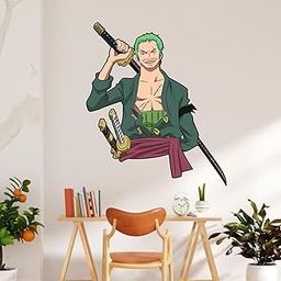 Wall Attraction™ Zoro One Piece Wall Stickers & Murals Size - 50x58cm MD218_S-image-95