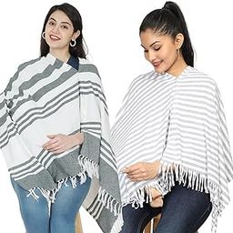 nene Mother's Multi-Purpose Large Size Nursing/Feeding Scarf-Wrap Stole Combo- Pack of 2-image-53