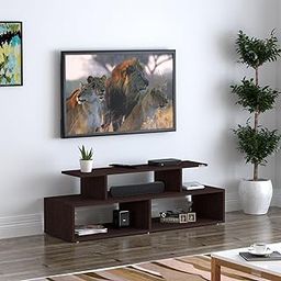 Anikaa Melina Engineered Wood TV Unit/TV Stand/Floor Standing TV Unit/TV Cabinet/TV Entertainment Unit (Wenge) - Ideal for Upto 55"(D.I.Y)-picture-9