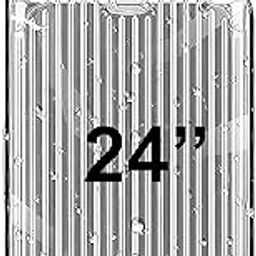 Trolley Bag Cover Suitcase Covers for Trolley Suitcase Cover for Hard Trolly Bags Protective Trolley Cover & Luggage Bag Cove Transparent Waterproof PVC Cover Combo (Medium (24 Inch))-image-47