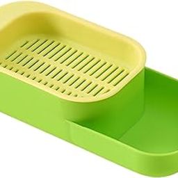 Seed Sprouter Tray Hydroponic Cat Grass Box for Seedling Greenhouse Planting Green-image-26