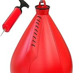 Club Bollywood®Boxing Speed Pear Ball Swivel Punching Speed for Fitness Adults Sparring Red|Sporting Goods | Boxing, Martial Arts & MMA | Training Equipment & Supplies |1 Boxing Speed Ball-image-39