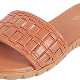 Women Synthetic Leather Comfort Slip-on Sandal-image-12