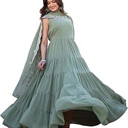 Pink Georgette Anarkali Kurta for Women-picture-43