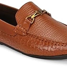 Men's Genuine Leather | Real Leather | Metal Buckle | Comfortable Memory Foam Footpad | Softy Leather | Driving | Casual | Flexible | Official | Loafer Shoes for Men PL47-image-17