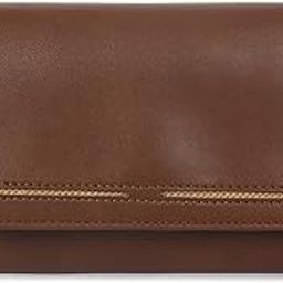 Laura Collection Womens Wallet Clutch Ladies Purse with Multiple Card Slots (Brown)-image-12