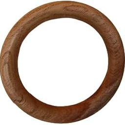 EATLINK CART Natural Baby Neem Wood Teether Organic Wooden Teething Toy Eco-Friendly Handcrafted Teether for Newborn Babies (Pack of 2)-13