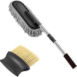 Kmils Microfiber Car Duster with Long Handle, Interior and Exterior Car Cleaning Brush (Pack of 2)-13
