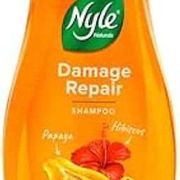 Nyle Naturals Damage Repair Shampoo 1 L | Hair Repairing with Papaya, Hibiscus, & Shikakai | pH Balanced & Paraben Free Gentle & Soft Shampoo For Women & Men-13