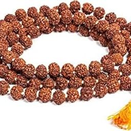 Rudraksha mala for men 5 mukhi 10mm 108+1 bead for wearing or japa mala with Certificate-image-22