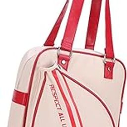 BNF Badminton Racket Bag Minimalist Outdoor Sport Bag Gym Bag Tennis Racquet Bag Beige Yellow | Sporting Goods | Tennis & Racquet Sports | Tennis | Bags-image-83