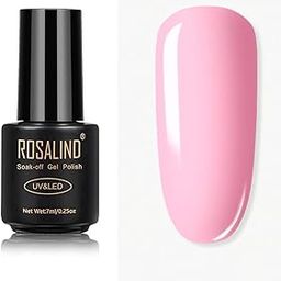 ROSALIND Gel Nail Polish UV LED Nail Polish Nail Manicure Long Lasting Nail Art Color Gel Need UV Lamp to Cure UV Gel Polish (7ml-2455)-image-72