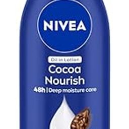 NIVEA Cocoa Nourish 200ml Body Lotion with Deep Moisture Serum| 48 H Moisturization | With Cocoa Butter & Coconut Oil | Non Greasy & Healthy Looking Skin |For Very Dry Skin-3