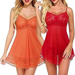 Net Lingerie Set for Women with Attractive Design | Super Soft Comfortable Lingerie Set for Honeymoon, First Night (Combo Pack of 2)-image-69