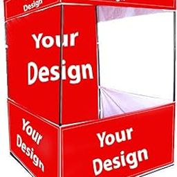 World of Wish™ Advertising Promotional Canopy, Demo Tent with Print and Carry Bag (Send Your Design on 9534291882) (4 X 4 X 7 ft)-image-39