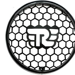 B.K ACCESSORIES Head light Grill With R Logo Design Black for RE Classic 350/500 CC, Classic Chrome, Electra 350/500, Standard 350/500 CC Models-image-89