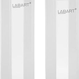 LABART Quartz Cuvette (Pathlength: 10mm, Volume: 3.5ml with PTFE Cover, Spectrophotometer) Set of 2 Pcs with Transmission Certificate-picture-22