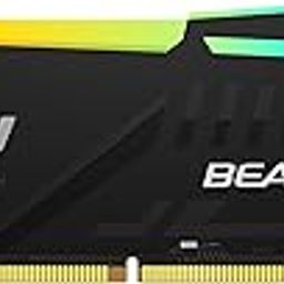 Kingston Fury Beast RGB 32GB 5200MT/s DDR5 CL40 DIMM Desktop Memory (Kit of 2) KF552C40BBAK2-32-3