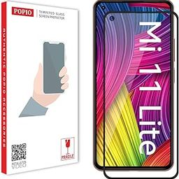POPIO Tempered Glass for Xiaomi Mi 11 Lite/Mi 11 Lite 5G NE/Mi 11 Lite 5G (Black) with Edge to Edge Coverage-27