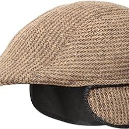 Zacharias Men's Striped Woolen Golf Cap with Earflap (Pack of 1) eg-09-image-26