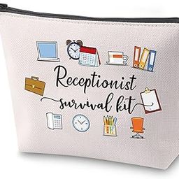 ZJXHPO Receptionist Survival Kit Receptionist Appreciation Gift Receptionist Pencil Case Office Lady Gift Receptionist Retirement Promotion Gift (Receptionist)-image-8