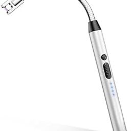 Electric Lighter for Candles Gas Home Use Plasma Flameless Windproof USB 360° Flexible Neck Arc, for Home Kitchen-picture-27