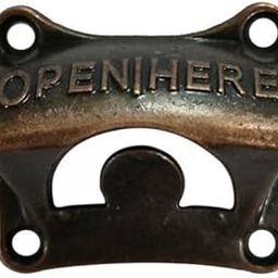 3xVintage Wall Mount Bottle Opener Fast Soda Glass Cap Opener Red Bronze-image-51
