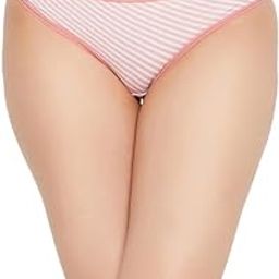 Women's Cotton Low Waist Outer Elastic Bikini Panty in Pink-picture-35