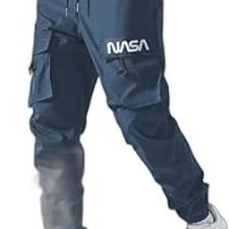 New Men's Lycra Midrise Elastic Waist Trackpant (NASA_Blue_18_M)-image-65