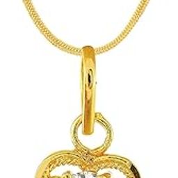 Gold Plated Pendant for Women and Girls-14